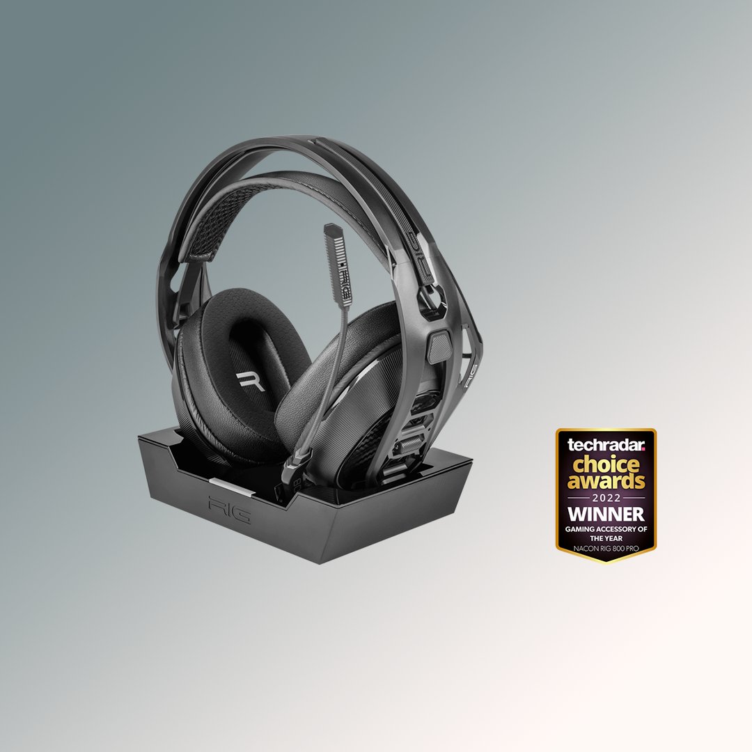 🎧 Estamos encantados de anunciar que los auriculares inalámbricos RIG 800 han ganado el premio al mejor accesorio para juegos del año 2022 en Techradar 🏆