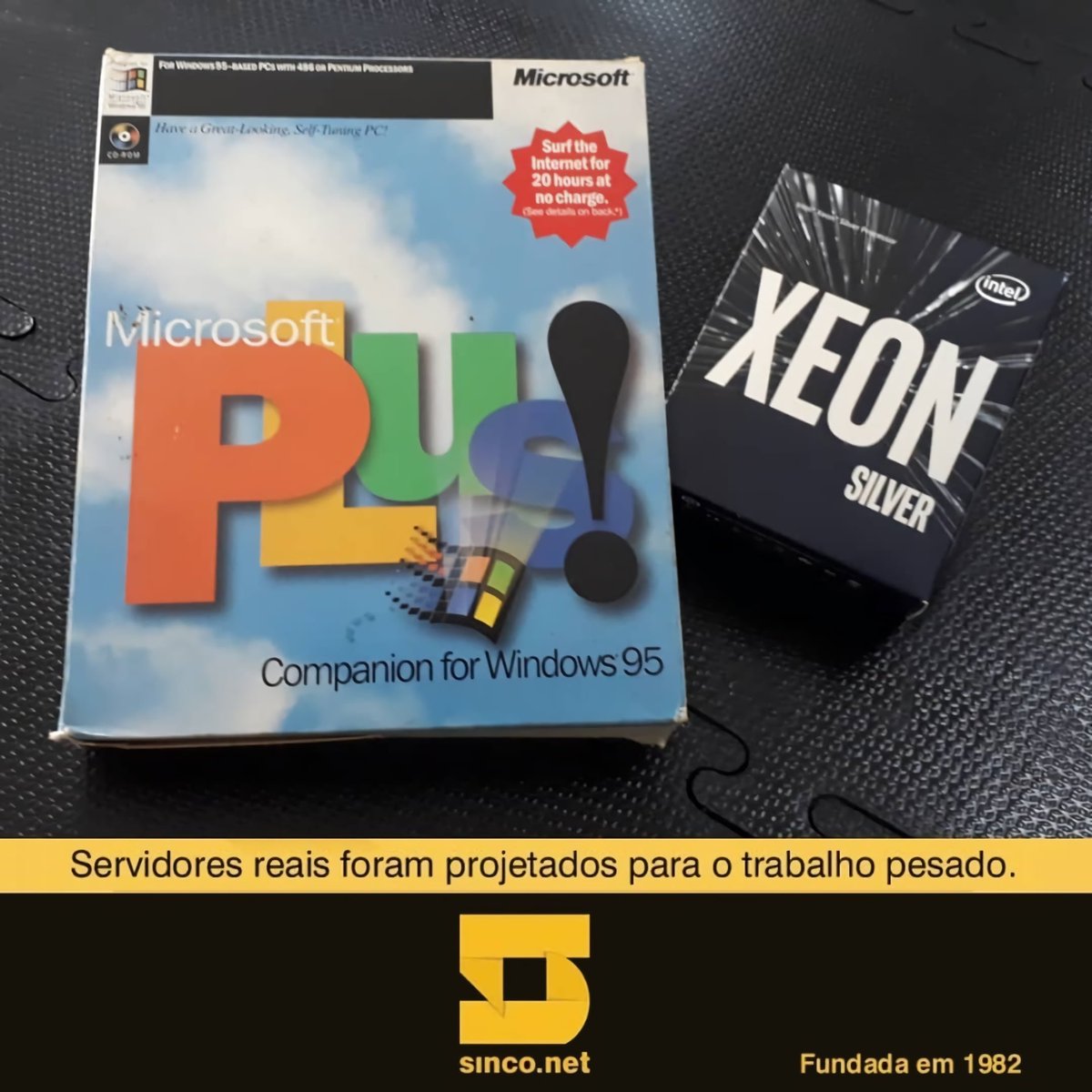 Sinco_Brasil's tweet photo. No #TBT de hj voltamos para 1994, quando o usuário de #Windows95 tinha que comprar o #Microsoft Plus!95 para incrementar seu #Windows!
Lá se vão #28anos e esse #MSPlus95 aí da foto, #original, ainda está em nosso inventário de museu!
#TBT1994 #throwbackthursday #happytbt https://t.co/u8R2VYElQ1
