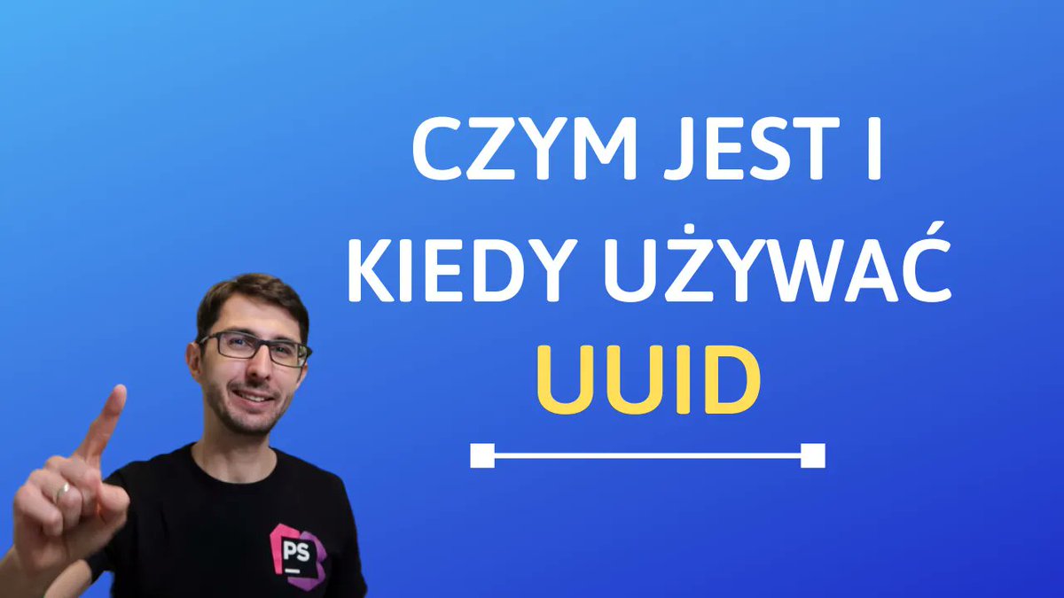Nowy film na kanale 🎬

Dlaczego i kiedy używać UUID?

Sprawdź tutaj:
buff.ly/3DWm2wK