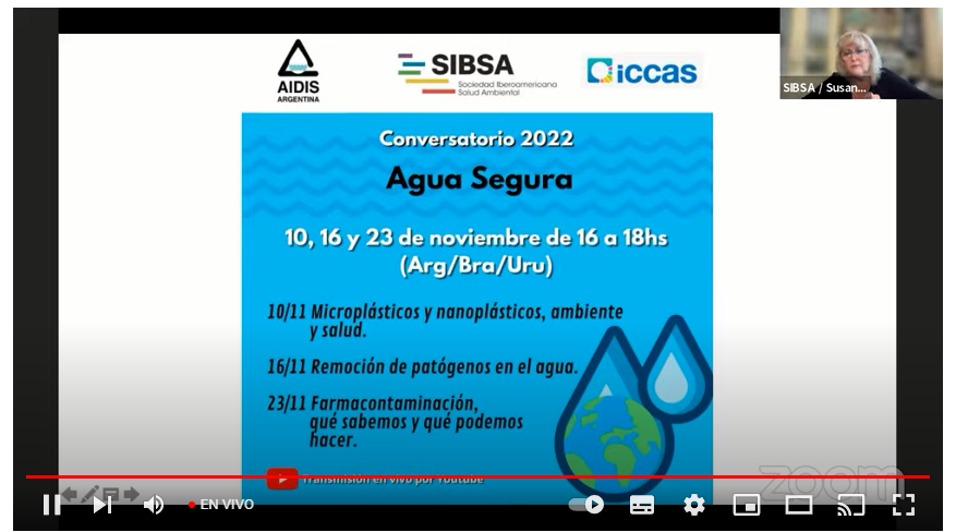 ICCASciencia's tweet photo. Seguí en vivo la primera charla del Ciclo Agua Segura que coorganizamos con #SIBSA y @AIDIS_ARGENTINA 

👉 https://t.co/nL6pXQORmv https://t.co/HAqJTqhc8Y