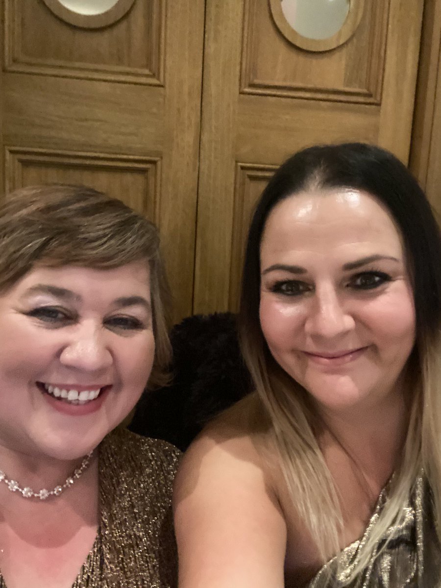 Rhiannon_Educ8's tweet photo. Excited to be here with @RhianRlewis to celebrate @CwmTafMorgannwg being a finalist for Macro Employer of the Year #naw2022 @Educ8_Wales https://t.co/K3k58kbWIe