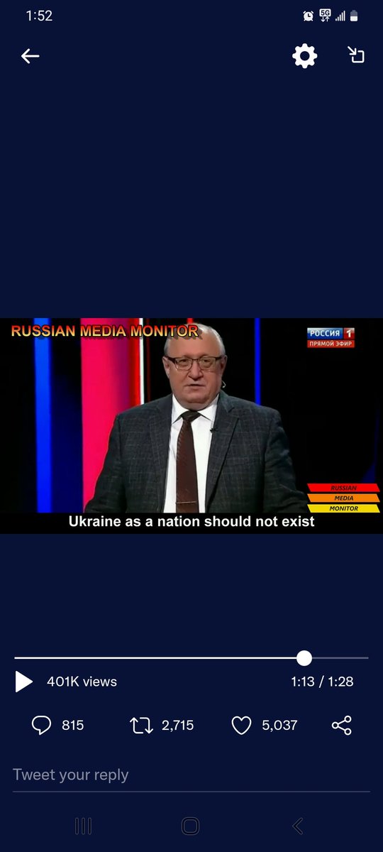 "Ukraine as a state should not exist"

This war has nothing to do with NATO.  Never has. 

NATO didn't force itself into Eastern Europe, those countries clamored to join NATO because they knew what Russia thought of them and what it was capable of.

#RussiaIsATerroristState
