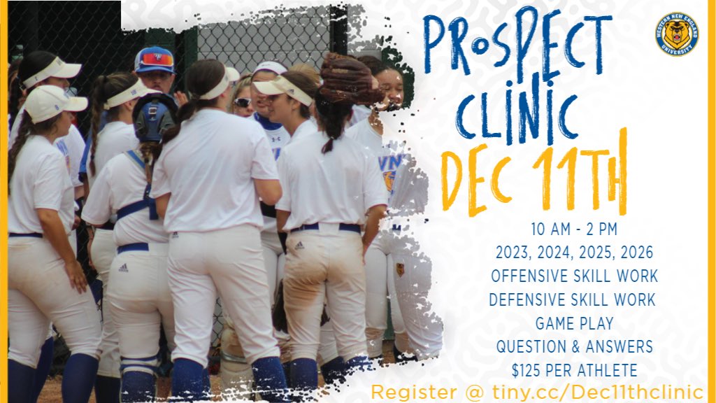 Calling all 2023,2024,2025,&amp; 2026 athletes looking for a competitive team that embraces hard work, dedication, and family!!! Check out our prospect clinic on Sunday December 11th.  #futuregbears #onthehunt