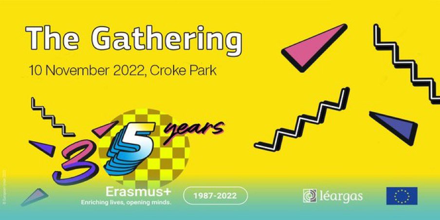 Delighted to help celebrate 35 years of <a href="/Leargas/">Léargas</a> at <a href="/CrokePark/">Croke Park</a> tonight. Wonderful opportunities for schools to learn, share and broaden their European identity. #LeargasGathering <a href="/CentreLaois/">Laois Education Support Centre</a>