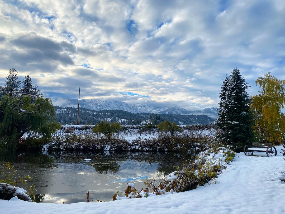 On Cloud 𝑾𝒊𝒏𝒆…🍷☁️❄️

#IcicleRidgeWinery #Leavenworth #SNOW #LogHome #WineFun #Pond #MountainView #HappyNovember #Harvest #Vineyards #Peshastin #Leavenworth #PNW #WaWine #Cheers #VisitUs #staysafe #stayhealthy