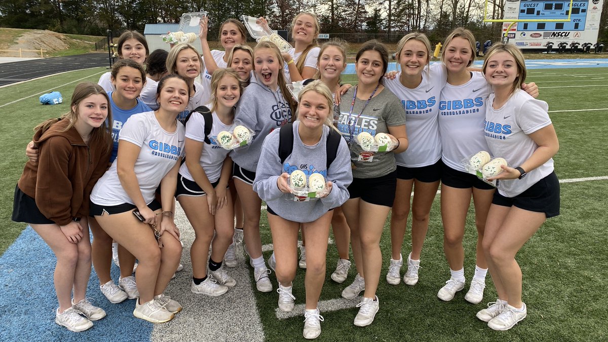 Gibbs Football (@gibbs_football) on Twitter photo The <a href="/GibbsCheer/">Gibbs High School Cheerleading</a> brought some goodies for the Eagles after todays walkthrough! Thank you ladies for your support!!! The <a href="/GibbsCheer/">Gibbs High School Cheerleading</a> brought some goodies for the Eagles after todays walkthrough! Thank you ladies for your support!!!