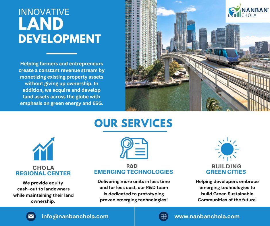 nanban_group's tweet photo. Nanban Chola is the innovative Land Development vertical of Nanban Enterprise. We assist farmers and entrepreneurs to create a constant revenue stream by monetizing existing property assets without giving up ownership. Visit: https://t.co/M6ralAcotP #Nanban  #nanbanchola #chola https://t.co/eumHNDUEGV