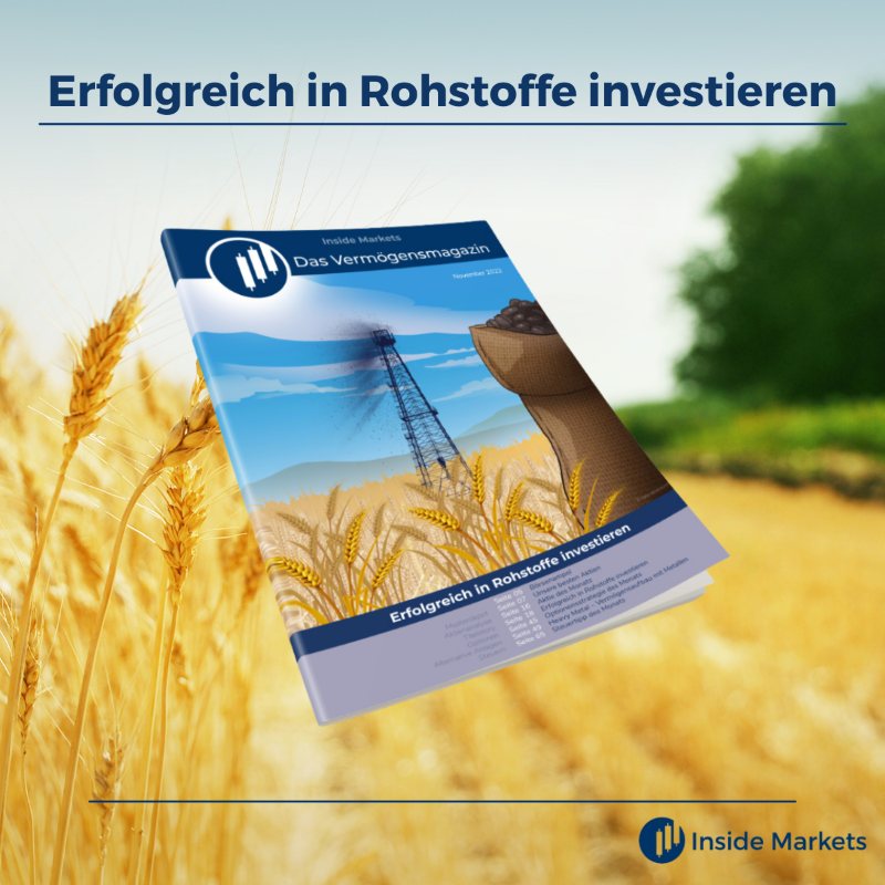 MarketsInside's tweet photo. 🚨 Nur noch bis morgen möglich 🚨 Teste jetzt das Vermögensmagazin zum Probepreis und erhalte Zugriff auf die nächste Ausgabe: Erfolgreich in #Rohstoffe investieren!
