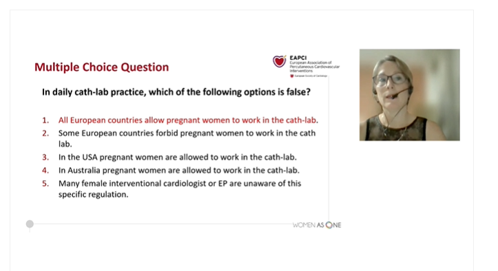 WomenAs1's tweet photo. To achieve #GenderEquality in medicine we need to overcome the barriers faced by women physicians.

Today's webinar with #EAPCI was a vital, fruitful conversation to help overcome the barriers pregnant healthcare professionals face in the cath lab

#MedTwitter #WomenInMedicine https://t.co/lYAqWZkhWe