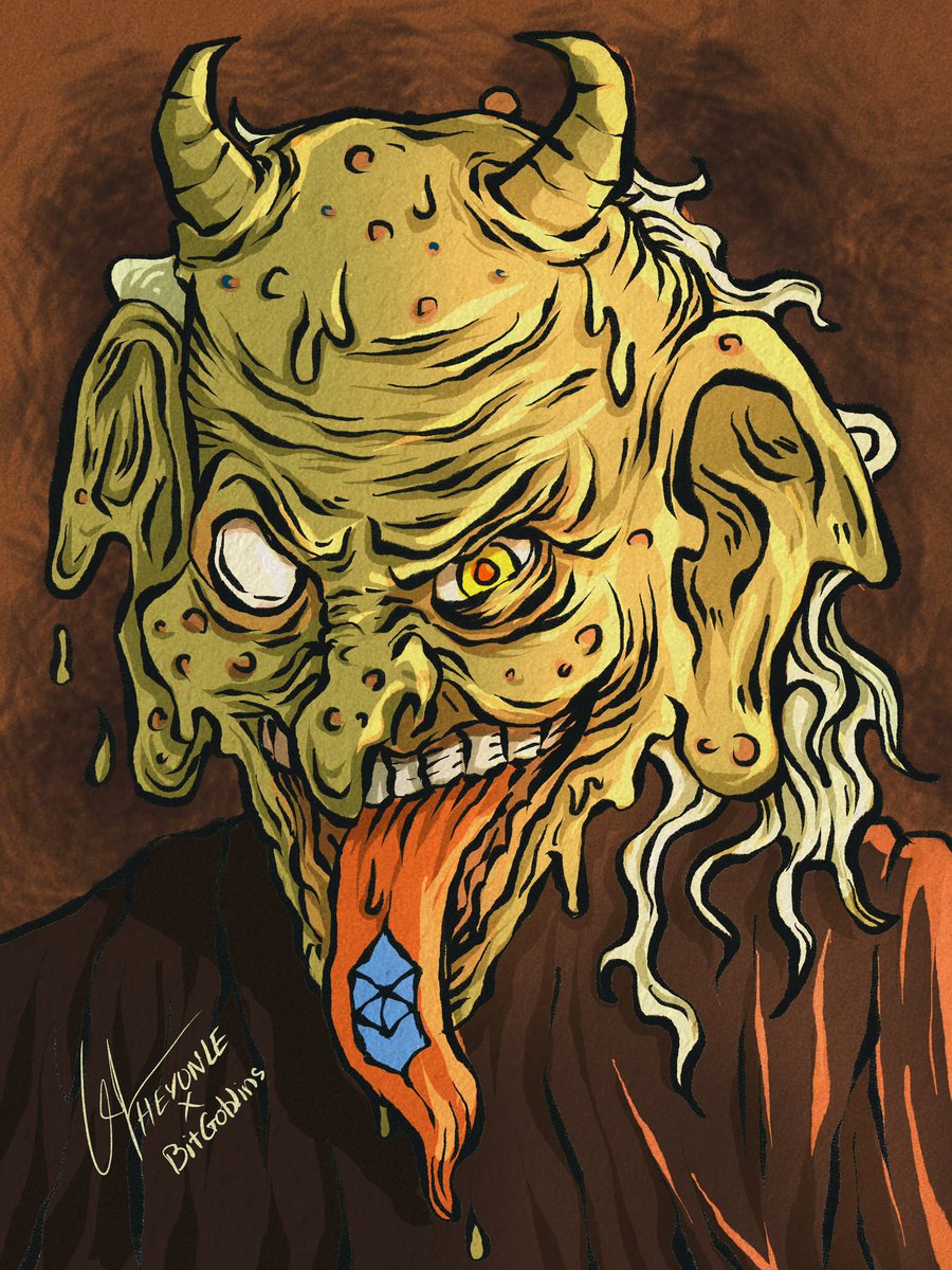 HeyunLe's tweet photo. This piece is a result of over drinking coffee at night lol
#nft #bitgoblins #art #ArtistOnTwitter #artwork #ftm https://t.co/EIhFcKiEs2