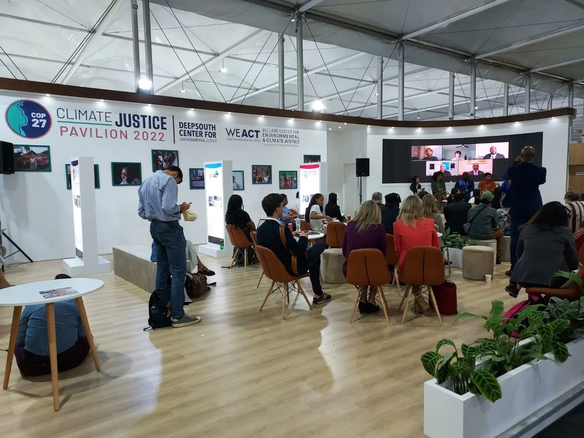 riturajphukan's tweet photo. Today at COP27! Met the 'Father of Climate Justce' Dr. Robert Bullard after 6 years, caught up with friends and colleagues, did one interview and participated in climate justice deliberations at side events. #LeadOnClimate #GrassrootsClimate #cop27egypt #indigenousclimatejustice https://t.co/9P6vyHU01t