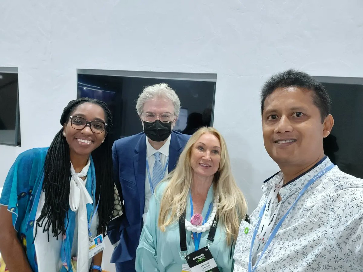 riturajphukan's tweet photo. Today at COP27! Met the 'Father of Climate Justce' Dr. Robert Bullard after 6 years, caught up with friends and colleagues, did one interview and participated in climate justice deliberations at side events. #LeadOnClimate #GrassrootsClimate #cop27egypt #indigenousclimatejustice https://t.co/9P6vyHU01t
