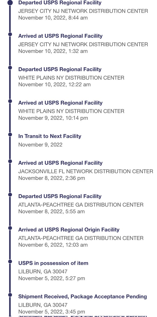 Definitely having a moment where I question if I ever should've defended the USPS at any point in the last few years. This is...confusing.