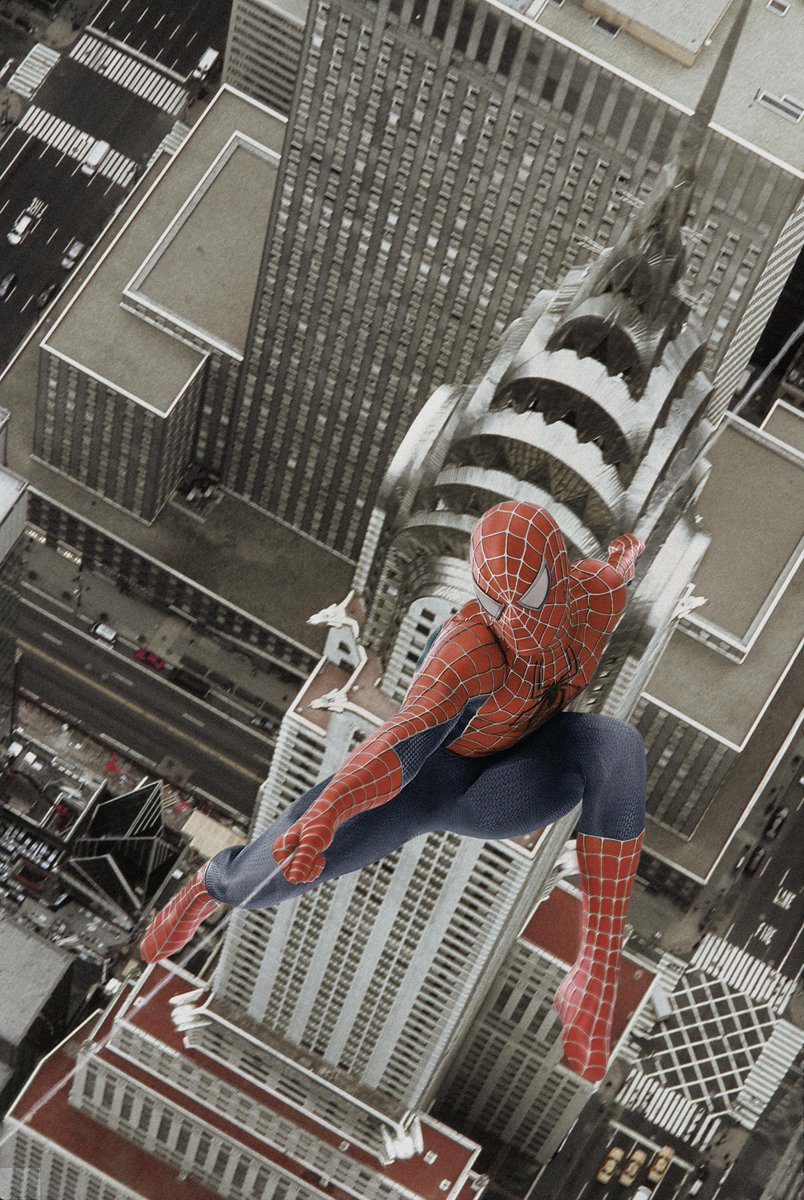RT @EARTH_96283: Spidey flys high in these publicity photos for Spider-Man 2 (2004) https://t.co/cTYtoKzYjV