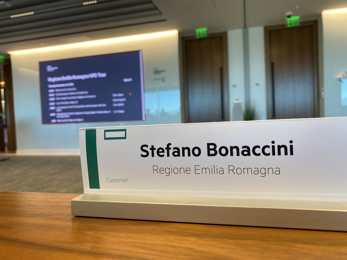 A <a href="/HPE/">HPE</a> per discutere di collaborazione con <a href="/RegioneER/">Regione Emilia-Romagna</a> su innovazione tecnologica e intelligenza artificiale 

#sanjose #california