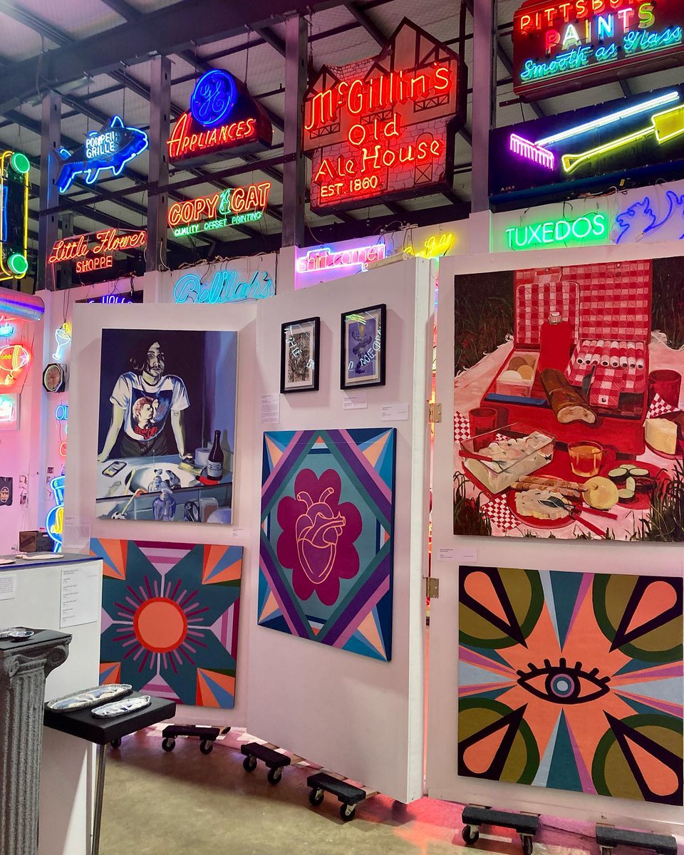 NeonMuseumPhila's tweet photo. Curation &amp; poster by Jessica Carvajal. On view November 11, 2022 through December 4, 2022. Tickets &amp; info: https://t.co/kD8D0slqW2 https://t.co/a21gzNA7Gi