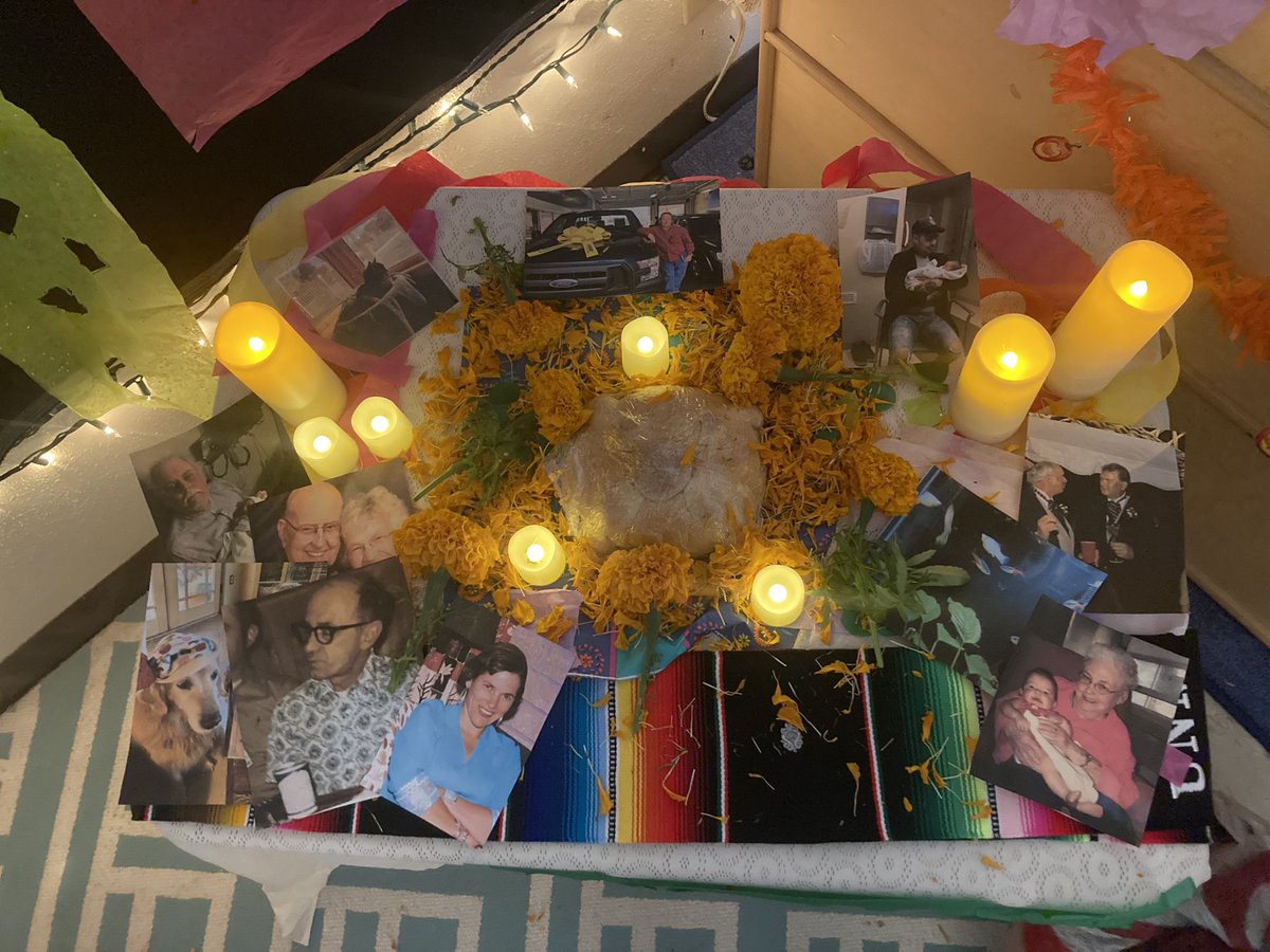 Last week I had the opportunity to talk to Pre-K children about Día de los Muertos (Day of the Dead). We built a beautiful altar together and talked about cultural differences between Halloween and Día de los Muertos. 

Children are amazing!

#DiaDeLosMuertos #NMChildren #DEI