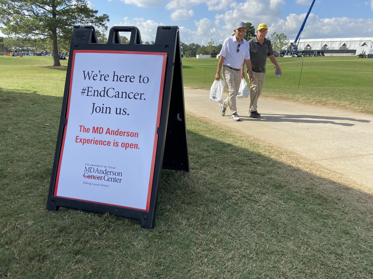 It’s a beautiful day to stay safe in the sun! Thank you <a href="/HouOpenGolf/">TCHHouOpen</a> for having <a href="/MDAndersonNews/">MD Anderson Cancer Center</a> along to give out free SPF30 sunscreen, lip balm and sunglasses. Grab a <a href="/Joel_Dahmen/">Joel Dahmen</a> bucket hat to finish the look! Let’s #EndCancer y’all. We can do it, together.