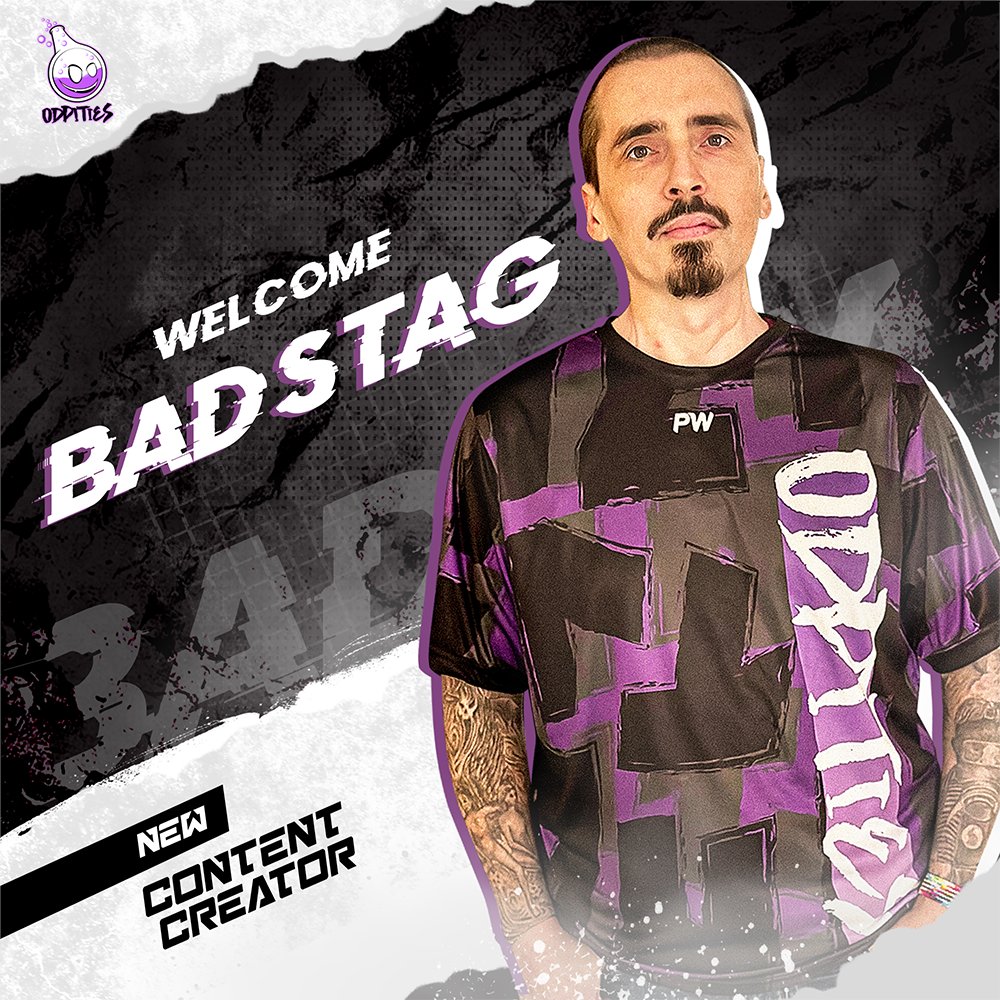 Welcome to our Oddities Content Creator! @BadstagG @playmakerswantd Glad to have you on Board Stag!