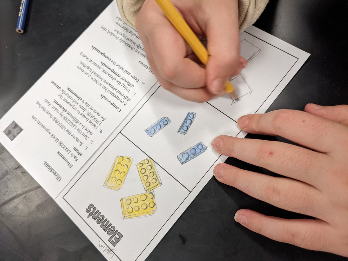 laurie_heisel's tweet photo. Today we are building elements, compounds and mixtures with Legos! 
@TheCreekMCMS https://t.co/VUnd4m82U8