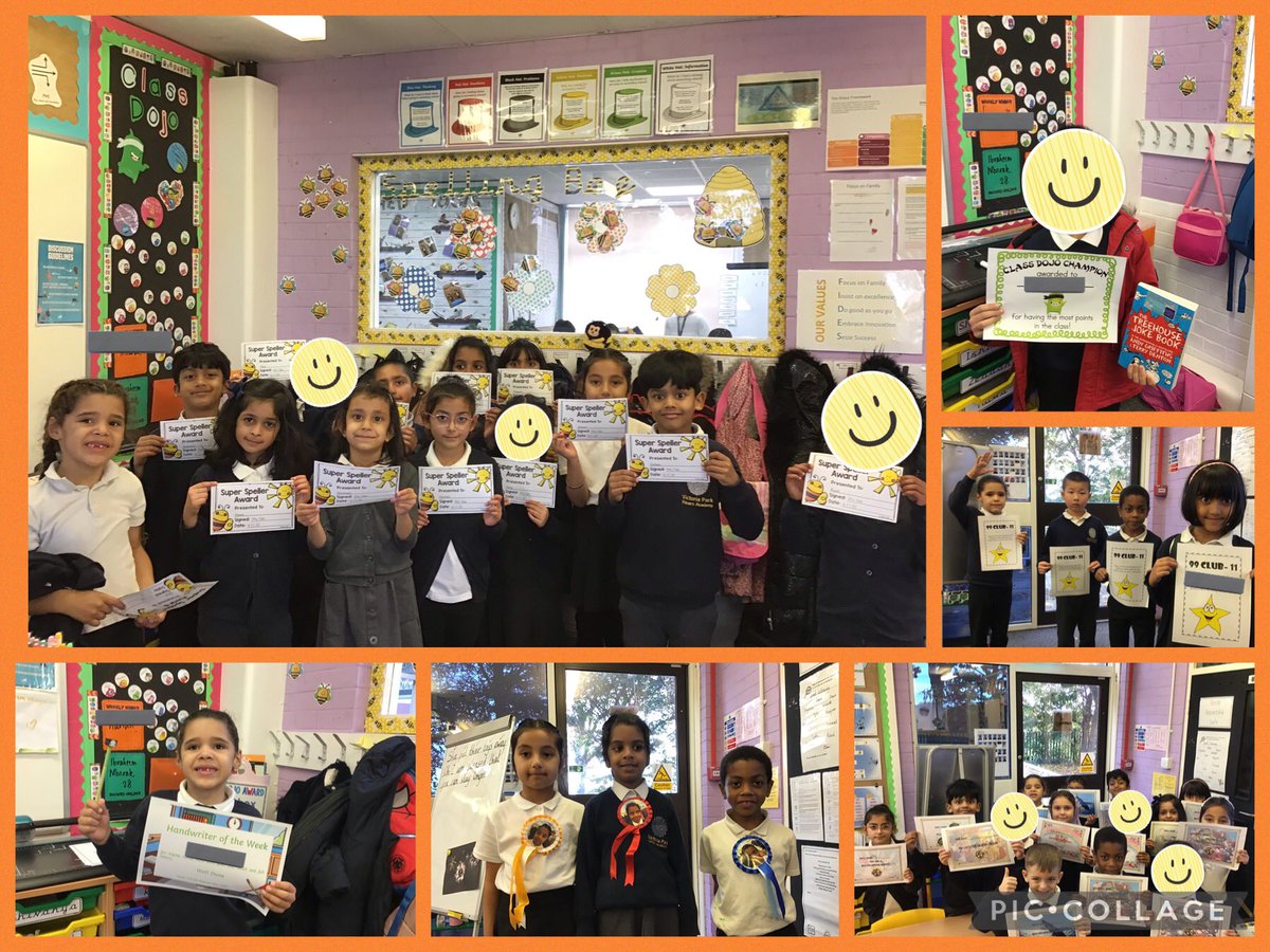 AlyxYale's tweet photo. 🐝 Belated spelling bees, multiplication masters, dojo champion, our handwriting star of the week, 11 club winners and 6 weeks of 10/10 spellers! @VicParkAcademy 🌟 #SeizeSuccess https://t.co/jj13vSwmoZ