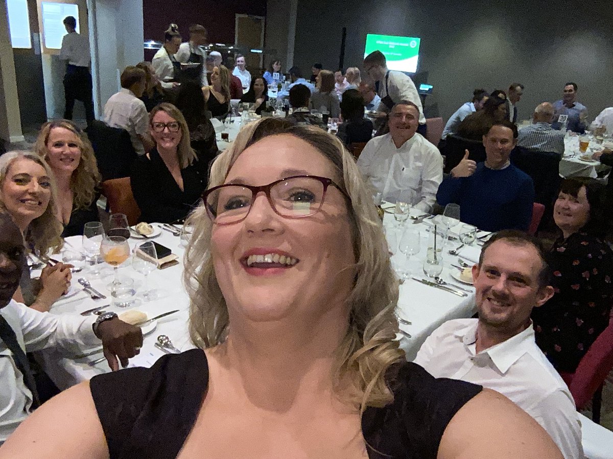 FinanceSfh's tweet photo. End of the first day at the @HFMA_EMids branch conference. Fab sessions today and joined the AGM too. Enjoying a lovely meal before the annual awards 🏆

@JDRMase @JenLeahNHS @FSDEastMids @Rich_for_peru @BeckyMonck @harkin_owen https://t.co/3ausPlRuXU