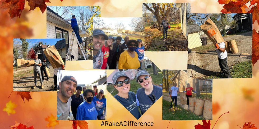 KinexusGroup's tweet image. At @KinexusGroup and @MichiganWorks, we are committed to inspiring positive economic change one person, one business, one community at a time. Today we did just that alongside our partners at @UnitedWay_SWMI at #RakeADifference. Thanks for inviting us to #LiveUnited!