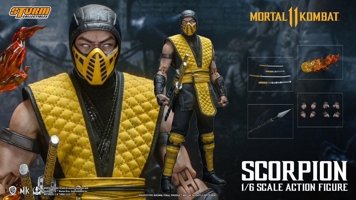 Both Sub-Zero & Scorpion 1/6 scale Action Figures are now available. Each figure ordered on shop.bandai.com includes a bonus bloody effect! Order yours today and receive FREE SHIPPING. ❄️bit.ly/3fSXoF5 🔥bit.ly/3hwflKd #StormCollectibles #MortalKombat