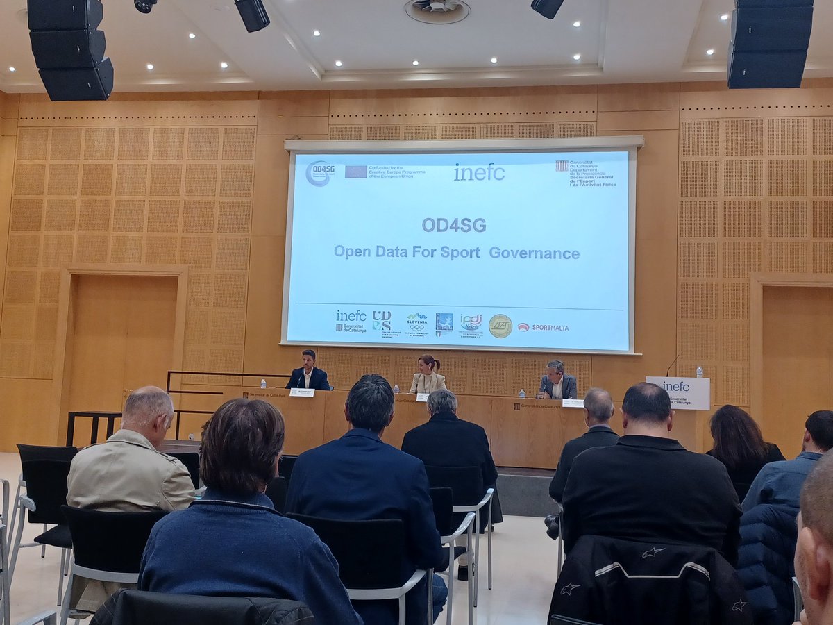 Hem assistit a la presentació de la plataforma europea <a href="/Data4Sport/">OD4SG-Open Data 4 Sport Governance</a>,
Open Data For Sport Governance. Una eina molt interessant per ajudar a les entitats esportives a prendre decisions. Felicitats a l' equip investigador <a href="/inefcat/">Inefc</a>

#Esplugues
<a href="/ajesplugues/">Ajuntament d'Esplugues de Llobregat</a> 
#EspluguesCiutatActiva