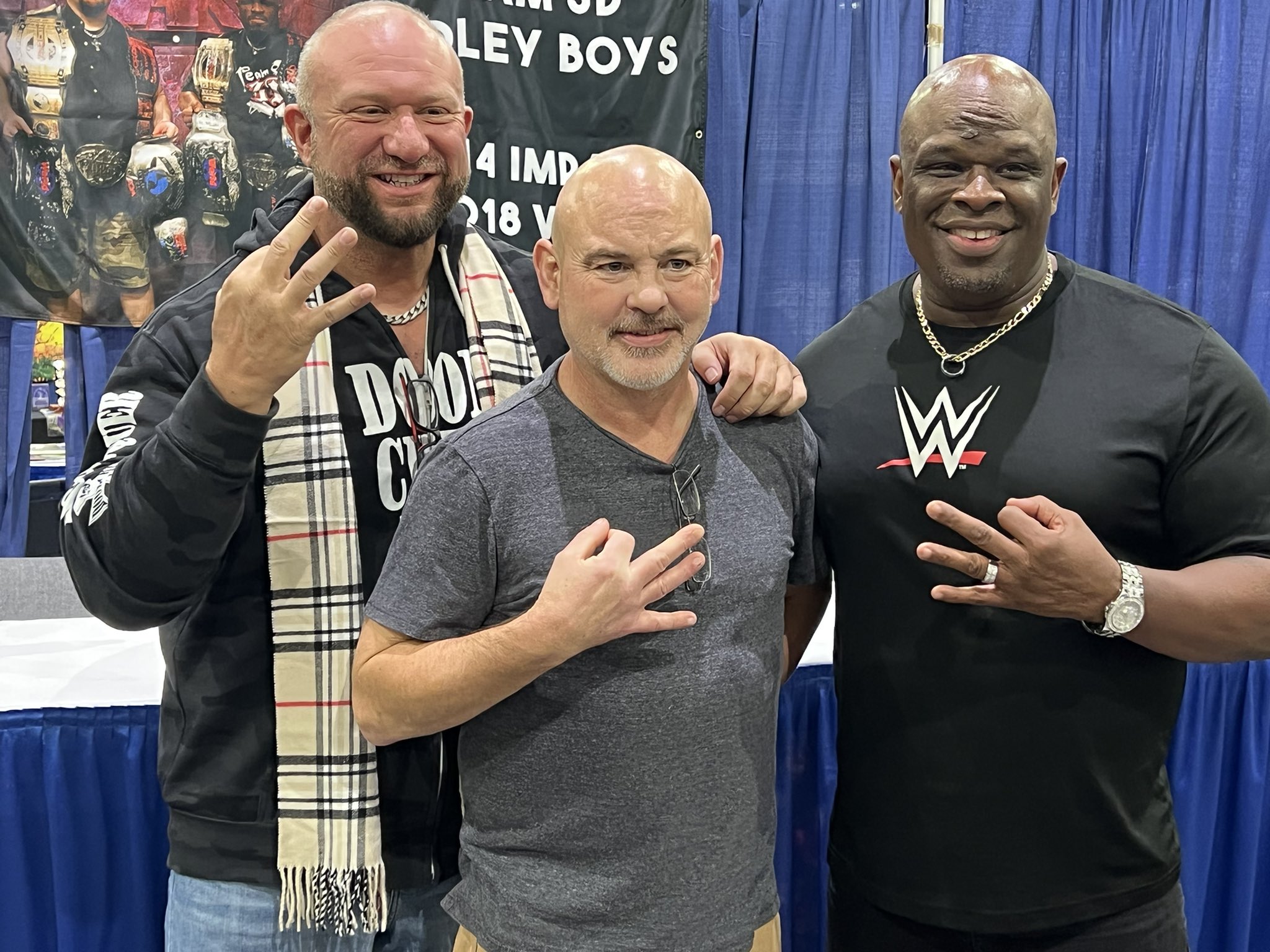 Photo The Dudley Boyz reunite with Spike Dudley in 2022