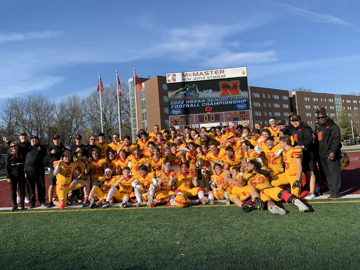 nelsonlordsftbl's tweet photo. OVERTIME THRILLER!!!! 🔴🟡🏈

The SR Lords are Halton Champions after a huge goal line stop secured the 28-27 win in Overtime!! … More to come! https://t.co/PocuXbES0Y