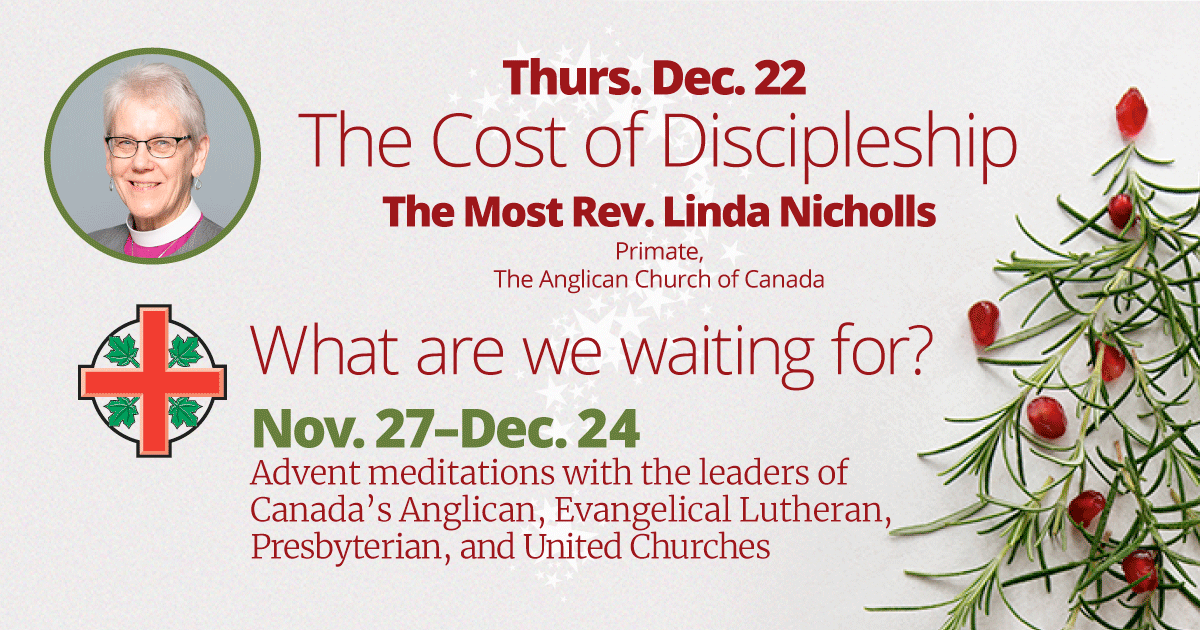 As Christmas approaches, Christians experience #Advent as a season of expectant waiting &amp; preparation. This year, 4 Canadian national church leaders will present a series of meditations &amp; conversations that answer the question: “What Are We Waiting For?” presbyterian.ca/2022/11/08/ecu…