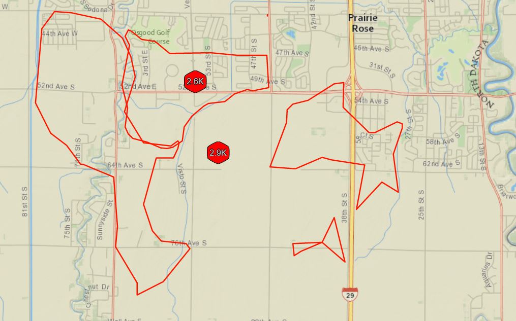 Bailey Hurley on Twitter "Here's a map with the current outages in the metro. https//t.co
