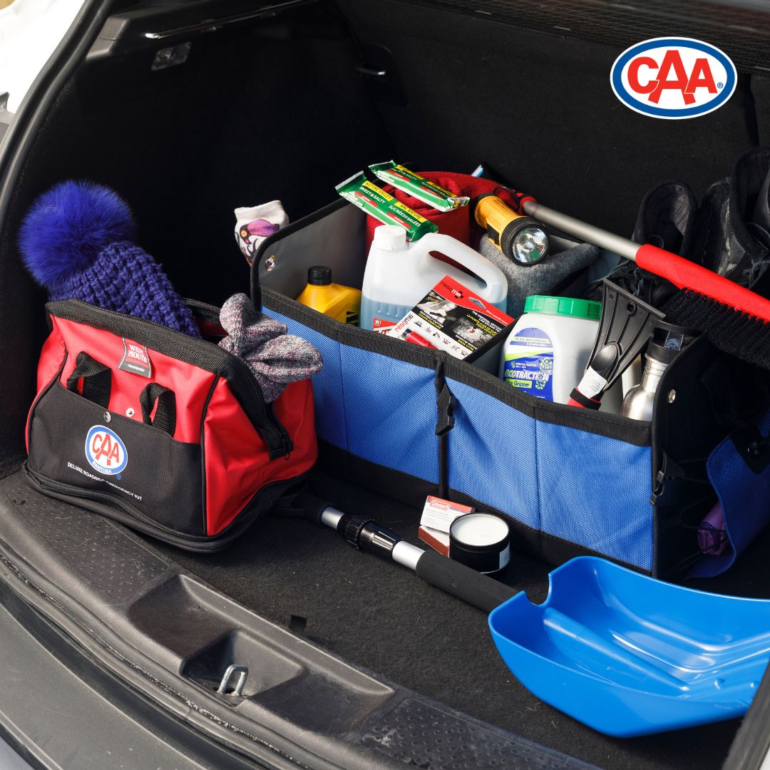 The winter weather is approaching! It’s going to be windy tonight with up to 10 cm of snow in parts of southern Manitoba. 

Drive safe on the roads tonight, make sure you have the CAA app to your phone. 
Need an emergency car kit? caamanitoba.com.