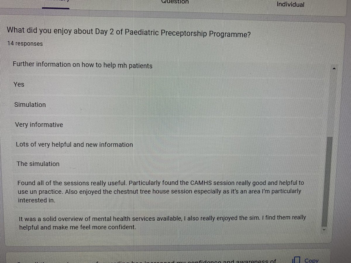 Day 2 of paediatric preceptorship <a href="/TheAlexBrighton/">Royal Alexandra Children's Hospital 💙</a>, such important sessions on safeguarding, mental health, palliative care and a bit of afternoon skills &amp; simulation. Very grateful to all the presenters / facilitators today. #paediatricpreceptorship #nurseeducation #NQN