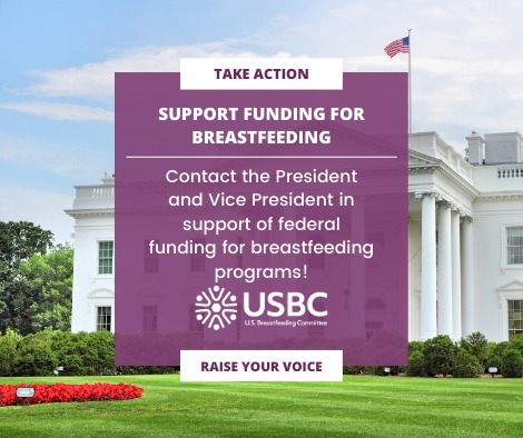 USbreastfeeding's tweet photo. Let's make sure breastfeeding is at the table with the White House from the beginning of next year's budget process.

Join us in calling for an increase to the FY24 federal budget request for the Hospitals Promoting Breastfeeding line item! https://t.co/bEVdJss8WH https://t.co/8zISGvpJQG
