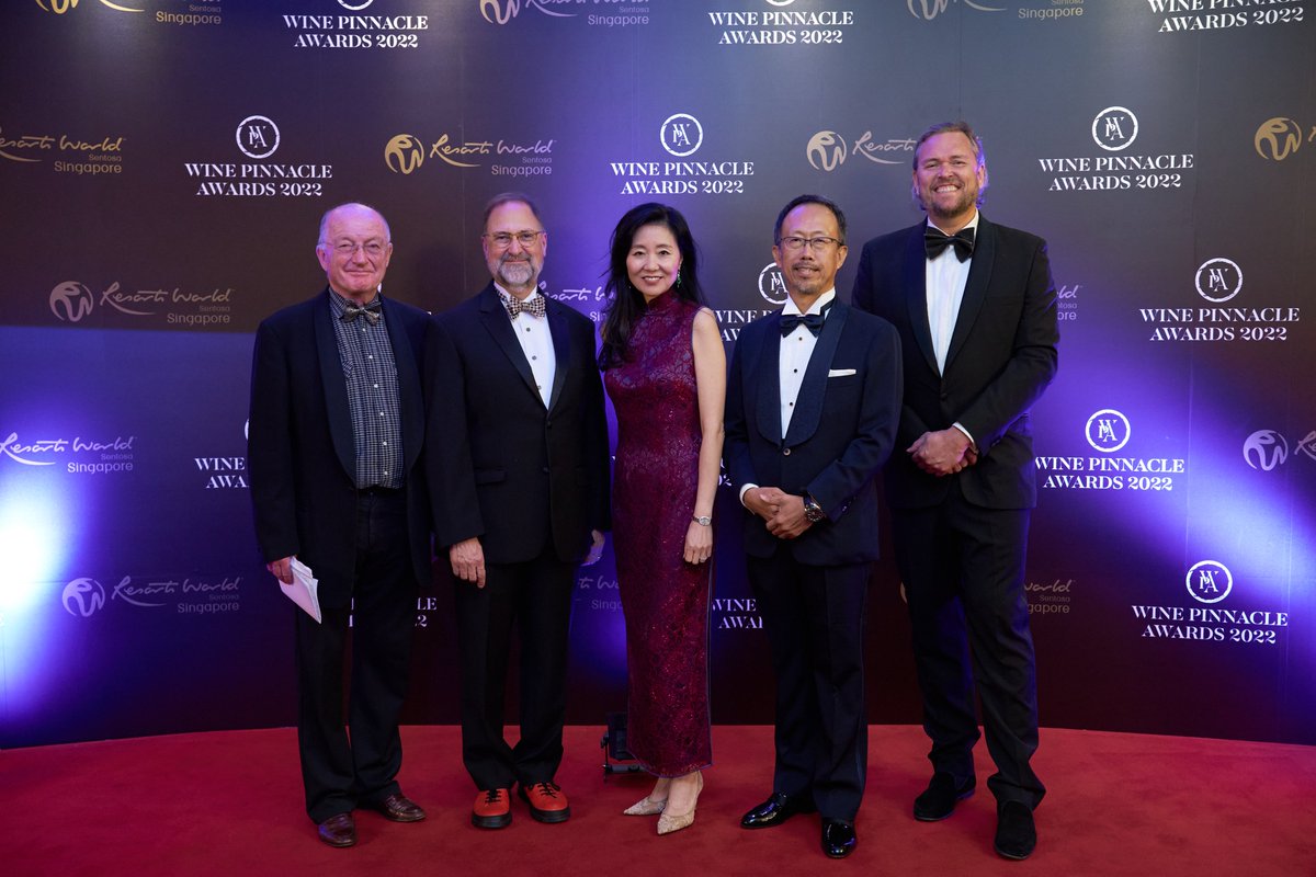 Dr. Liz Thach, Master of Wine (@thachliz) on Twitter photo Good news! The results are in from #WinePinnacleAwards held at Resorts World Sentosa in Singapore! Top winners in the 18 categories were Jackson Family Wines, Chateau Latour and Margaux, Ridge, Cristal, DRC, Sassicaia, Zind-Humbrecht, Leeuwin Estate, J.J. Prum, Vega Sicilia, etc. Good news! The results are in from #WinePinnacleAwards held at Resorts World Sentosa in Singapore! Top winners in the 18 categories were Jackson Family Wines, Chateau Latour and Margaux, Ridge, Cristal, DRC, Sassicaia, Zind-Humbrecht, Leeuwin Estate, J.J. Prum, Vega Sicilia, etc.