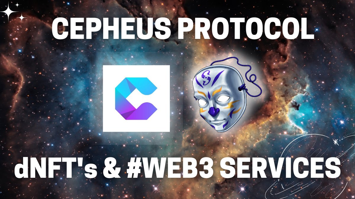 Deep Dive + $500 Giveaway!

@cepheuscloud is a protocol that enables businesses to easily transition to #Web3. Through this, they're paying investors with ACTUAL profits generated, via dNFT's.

🎁 = 1x dNFT($500)

1. Follow @cepheuscloud
2. Like &amp; RT
2. Tag 3 frens

Let's go 👇
