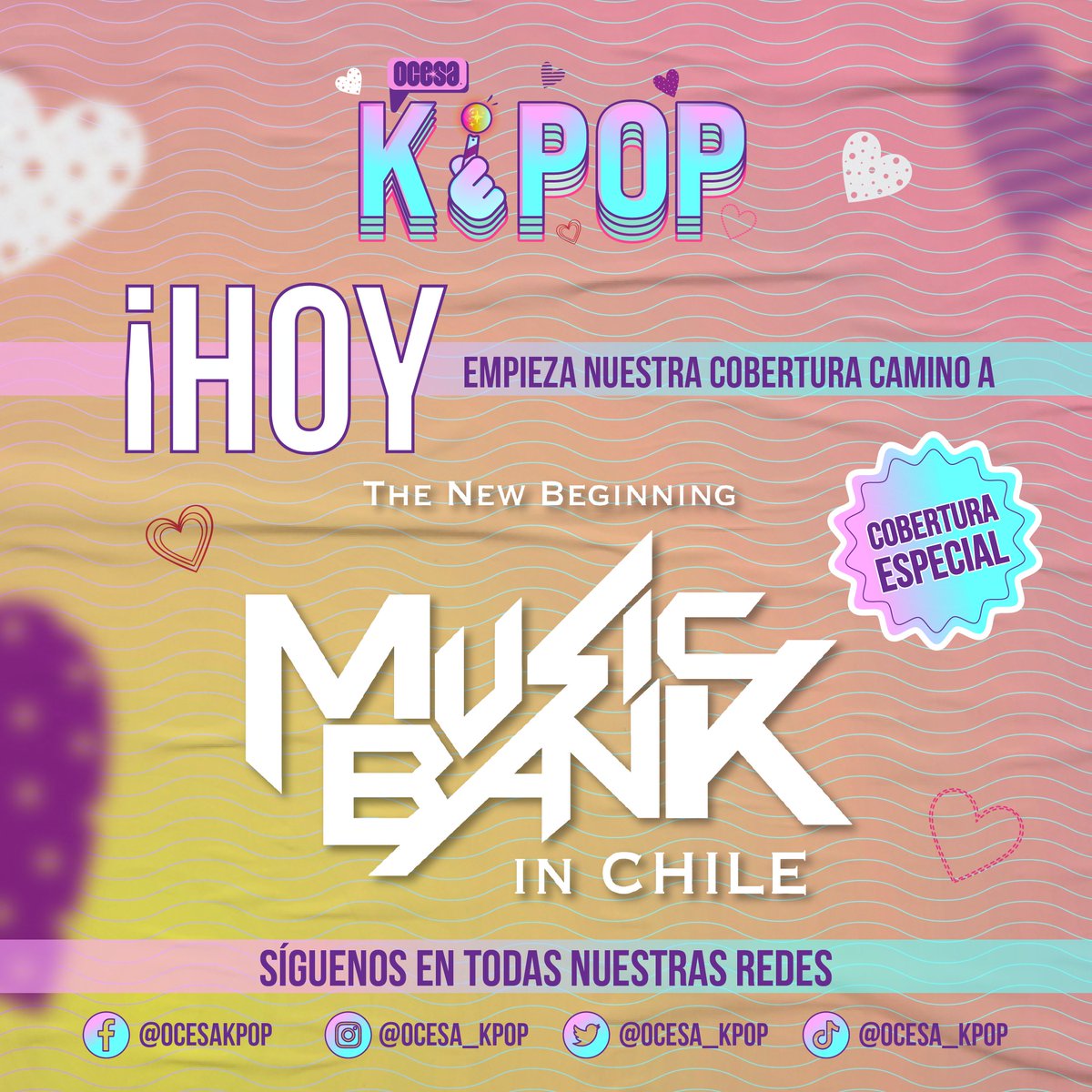 OCESA K-pop tweet media