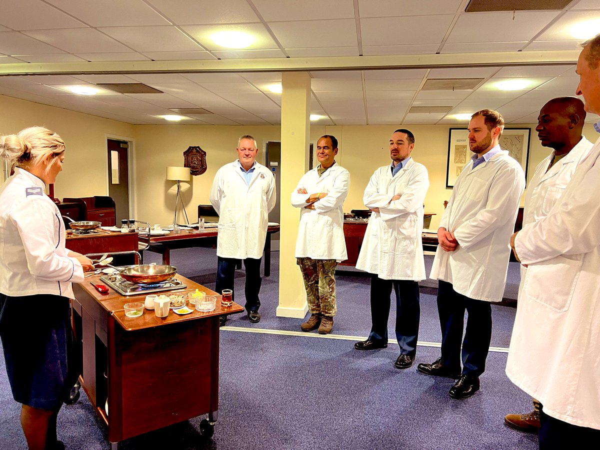 VictoriaTonkin's tweet photo. What a week in the office!!@Def_Chef_School RAF AGS CPD at its best! Having the opportunity to get the teams skills ready to enable them to teach higher culinary skills, Mixology and Gueridon Service. My passion! #logistics #professions 
#RAF #RAFRecruitment #RAFAirGroundSteward https://t.co/BQ5yFCE3VM