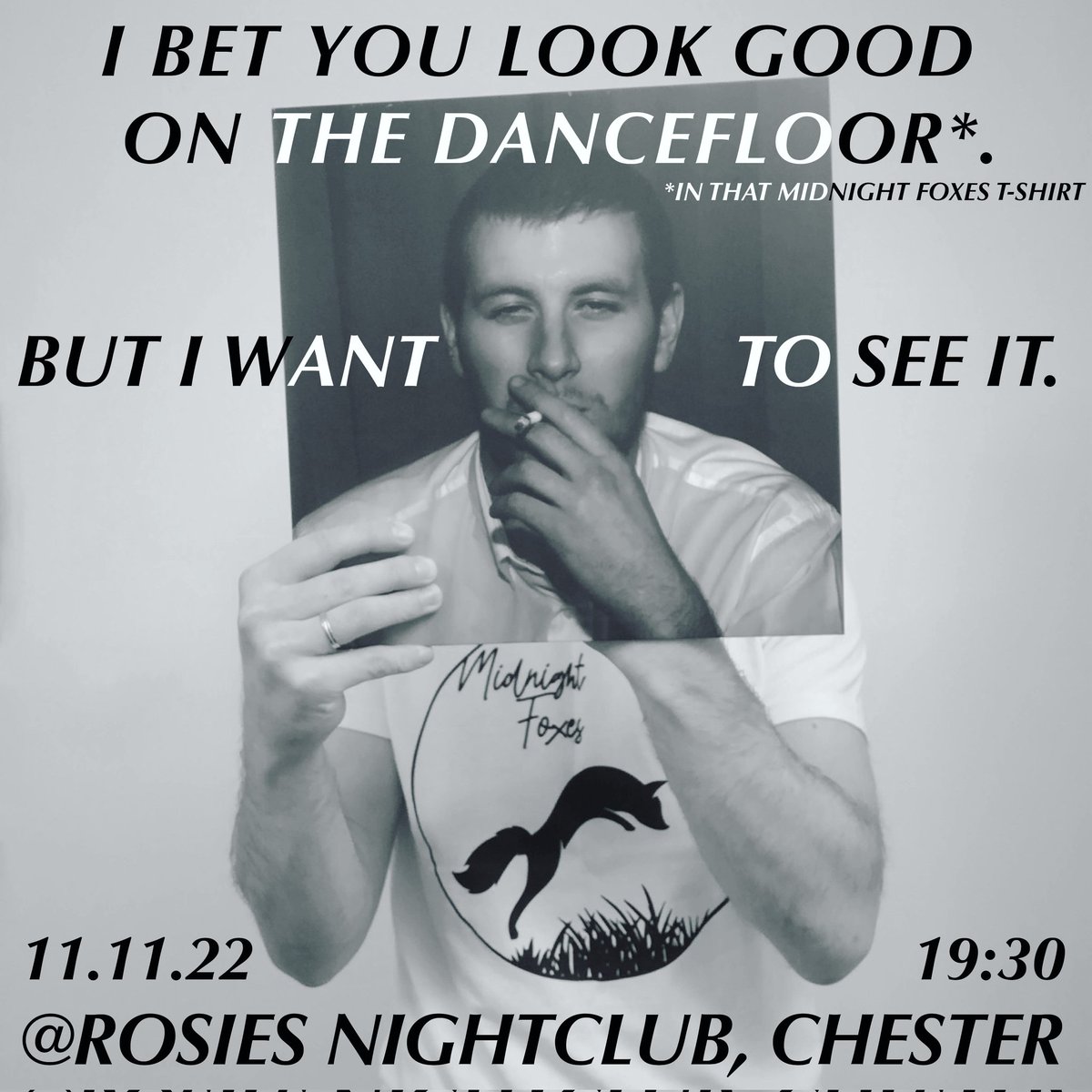 The image says it all. WE WANT TO SEE YOU tomorrow at Quaintways / Rosies, Chester enjoying your local indie music. 
fatsoma.com/e/icryeuxa/min…

#whatsonchester #whatsonliverpool #ukgigs #ukindie #rock #rockmusic #indiemusic #livemusic #indierock #chester #nightlife #albumcovers