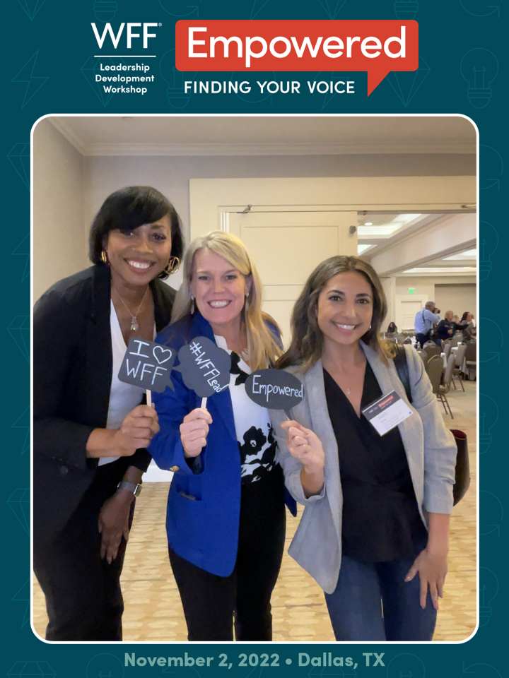 WFFHQ's tweet photo. Check out all of these smiling faces from the Dallas Leadership Development Workshop! Did you make it to the photo booth? 📸 #WFFLead https://t.co/UUej49ebNl