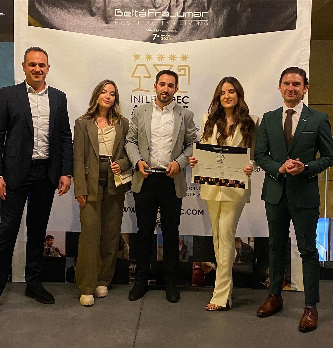 FMYecla's tweet photo. Asistiendo a la entrega de premios de la 7ª Edición de #InterCIDEC que organiza @belta_frajumar. 
En esta ocasión, la gala de entrega de premios ha sido en #Bilbao https://t.co/QLF0fA2FNX