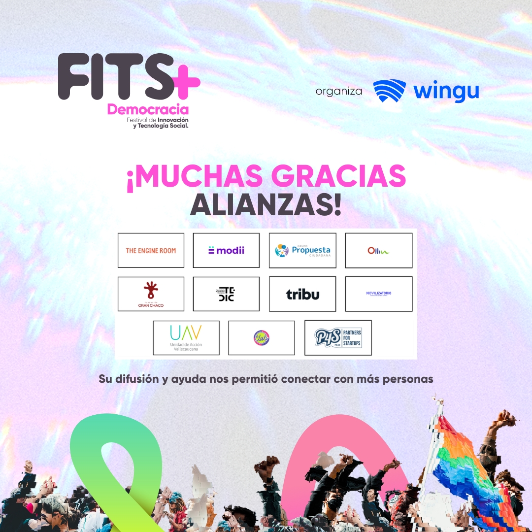 desdefits's tweet photo. ➡️ @EngnRoom; @modii_es; @prop_ciudadana; @ollinorg; @fgranchaco; @TEDICpy; @TRIBUong; @Movilizatorio; @UAV_Valle; #ChicasProgramadoras y @p4sco. Gracias por colaborar en la #difusión para que más #personas conectemos 🙏 https://t.co/z4ZiDO88xR