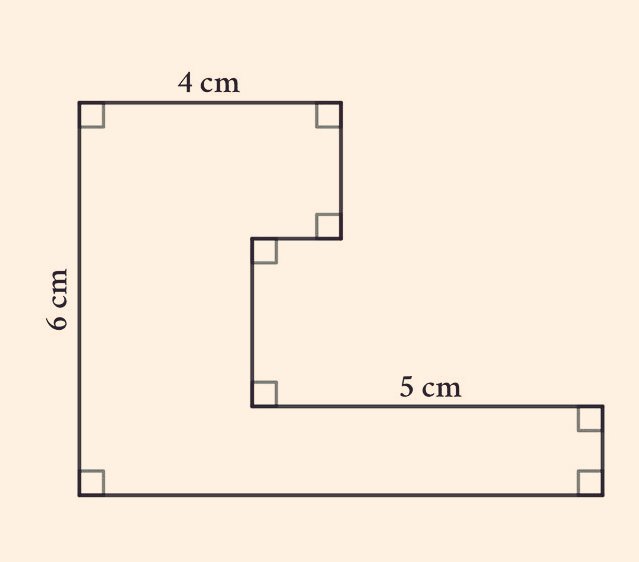 MathGuyTFL's tweet image. What is the perimeter of the given figure ?  #Maths