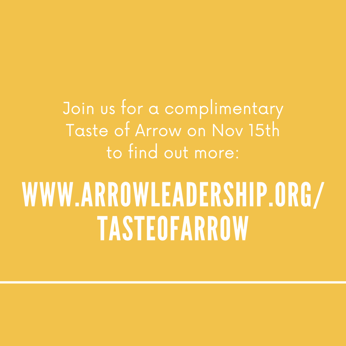 ArrowLeadership's tweet photo. Lean in with less time in 2023.
Our next Virtual Executive Class is launching March 1st.
Join us for a complimentary Taste of Arrow on Nov 15th to discover what you could be a part of: https://t.co/lykzn9MtkJ
#ArrowLeadershipProgram #LeadDifferent #LeanIn2023 #tasteofarrow https://t.co/EUh6rsrDsV
