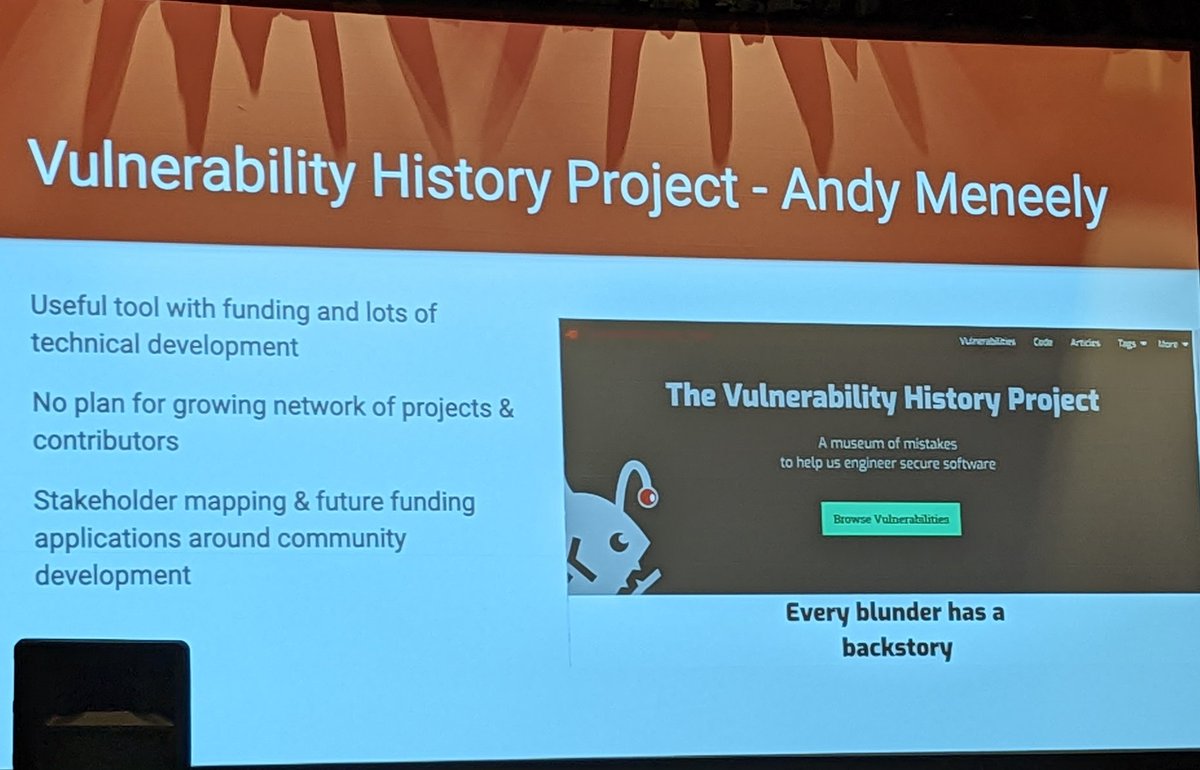 'Every blunder had a back story' Great #opensource project at RIT helps fulfill the promise that there is no better lesson to learn than one from someone else's mistake. #librecorps @FOSSRIT @linuxfoundation Member Summit