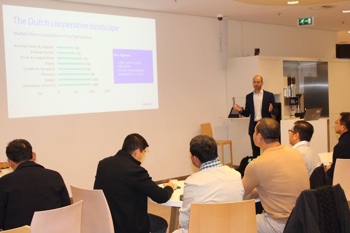 Very nice to share the structure and governance of <a href="/Rabobank/">Rabobank</a> with a delegation with representatives of Cambodian ministries and agricultural rural development bank who are on a study tour in Netherlands to study cooperatives!