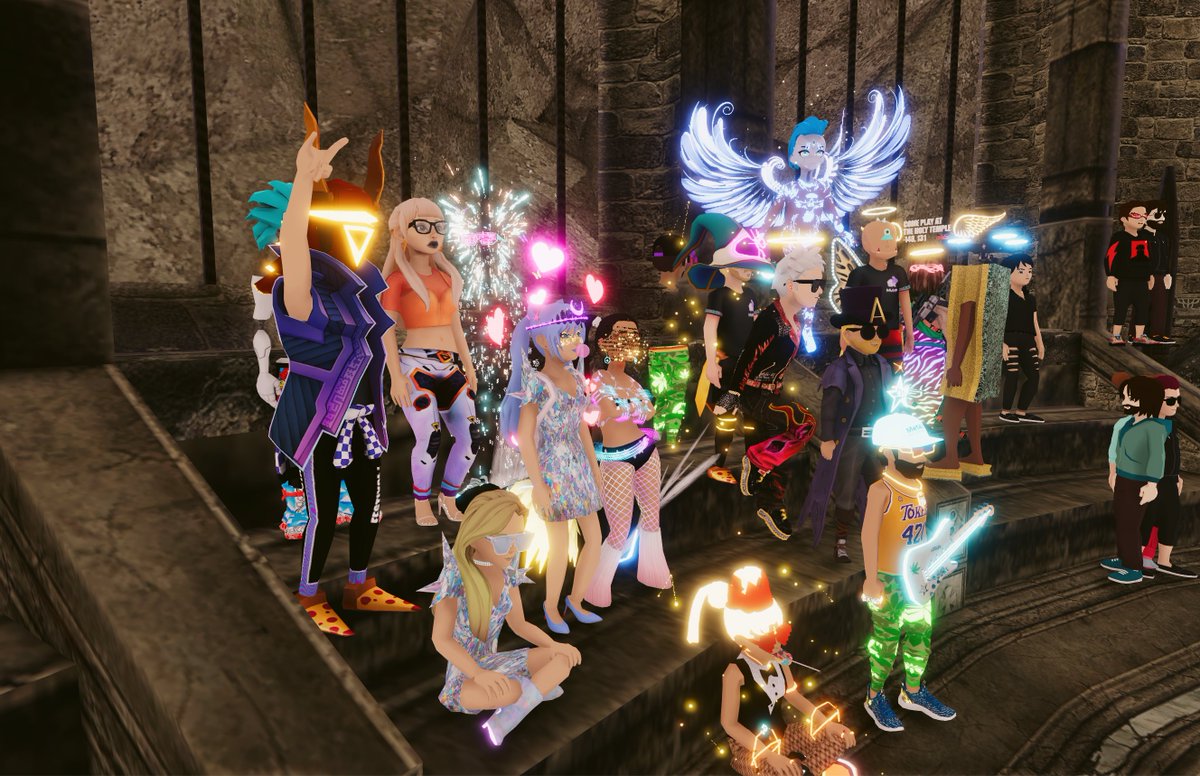 The crew showing up at the #ozzfest #MVMF2022 festival in <a href="/decentraland/">Decentraland</a> !! 🍕🚀🤘

<a href="/lastraum/">Lastraum.eth 🍕</a> <a href="/maryanaDCL/">Maryana</a> @Nicole29Nixon <a href="/y_youmack/">YouMack</a> <a href="/XetaDcl/">xeta</a> <a href="/morph_bot/">morph.</a> <a href="/Kirzoz3D/">Kirzoz</a> <a href="/AndrewMease/">Mease</a> @RoustanNFT <a href="/extra_nfts/">extra ✮🧷</a> @dcl_athletic <a href="/timenotspace/">time</a> @opaaq0 <a href="/DCLCurations/">DCLCurations.eth</a>