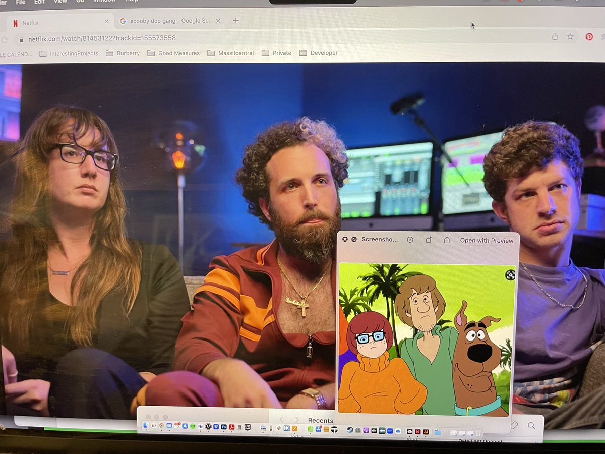 Watching <a href="/mikeyguggenheim/">mikeyguggenheim</a> and #GameStopSaga <a href="/netflix/">Netflix</a> “Eat the rich” and realising that they are the characters from Scooby-Doo 😂